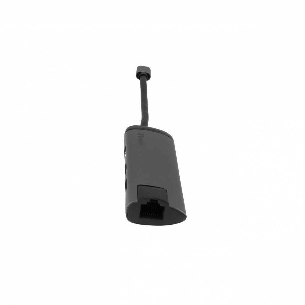 Verbatim 49141 laptop dock/port replicator USB 3.2 Gen 1 (3.1 Gen 1) Type-C Black, Silver