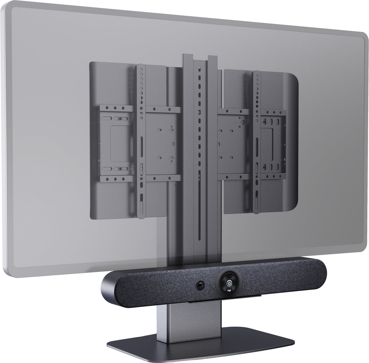Vision VFM-DSXP monitor mount / stand 165.1 cm (65") Desk Black