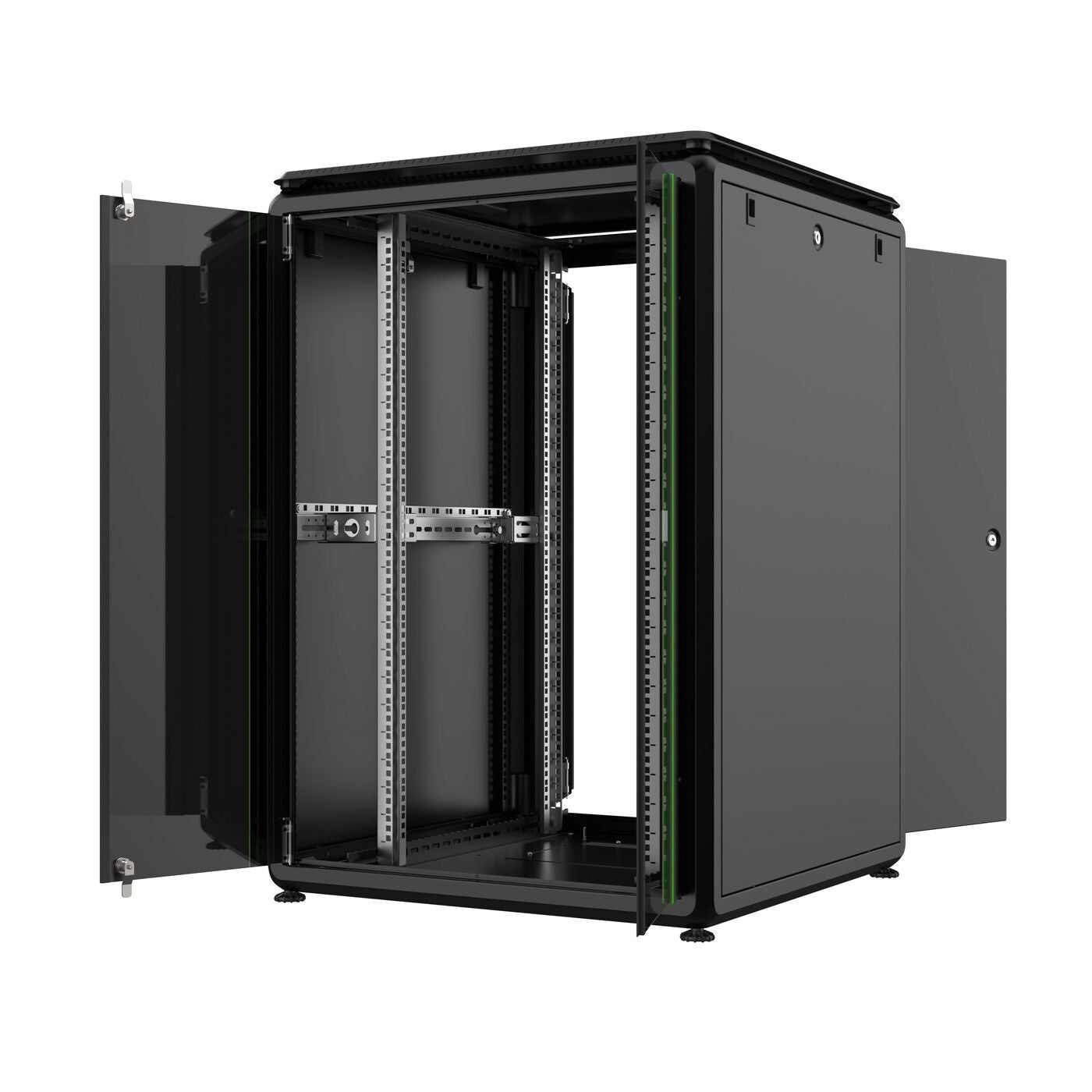 Lanview RDL22U88BL rack cabinet 22U Freestanding rack Black