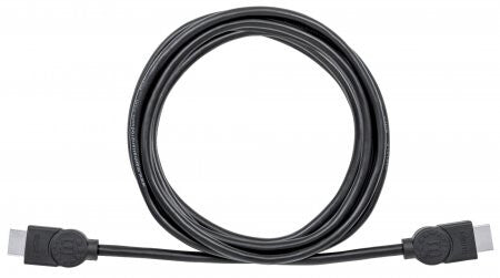 Manhattan HDMI 4K@30Hz Cable, 2m, Suitable for ALL 1080p/HD and majority of 4K uses (check your system 4K specification to be sure), Male to Male, Black, Ultra HD 4k x 2k, Lifetime Warranty, High Speed, Equivalent to HDMM2M