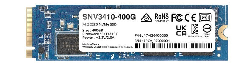 Synology SNV3410 400GB M.2 PCI Express 3.0 NVMe solid state drive