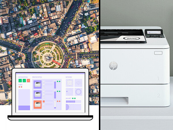 HP LaserJet Pro 4002dn Black and white Printer, Ethernet Only