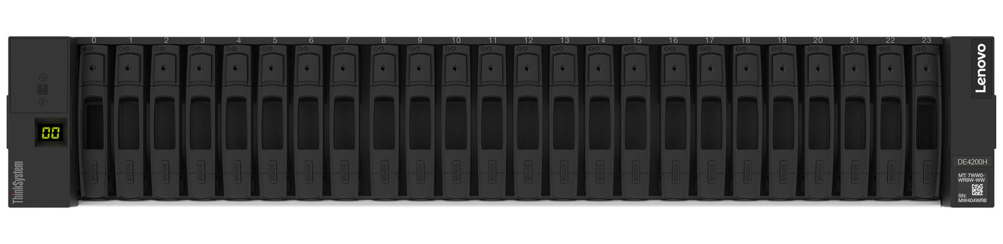 Lenovo ThinkSystem DE4200H 2U24 disk array Rack (2U) Black
