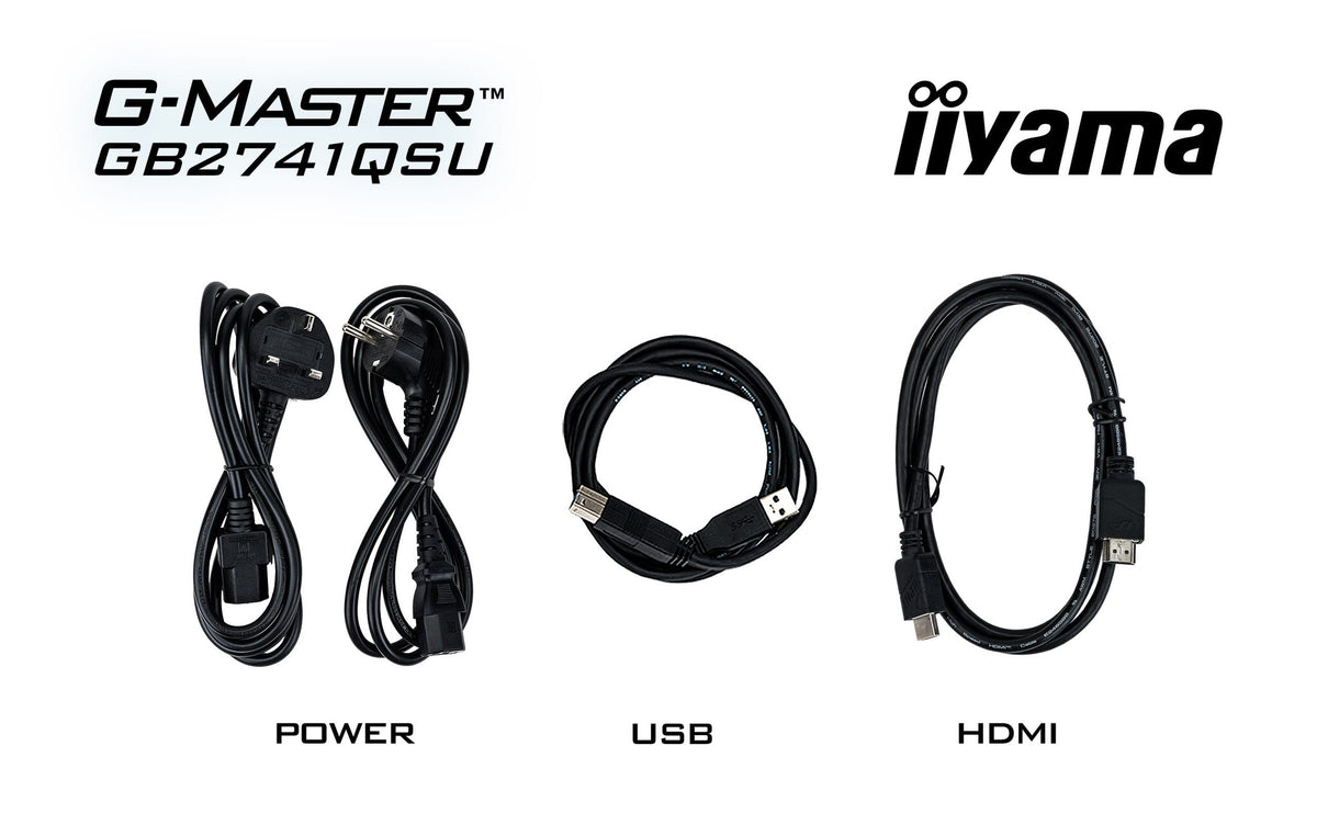 iiyama G-MASTER GB2741QSU-B1 computer monitor 68.6 cm (27") 2560 x 1440 pixels 4K Ultra HD LED Black