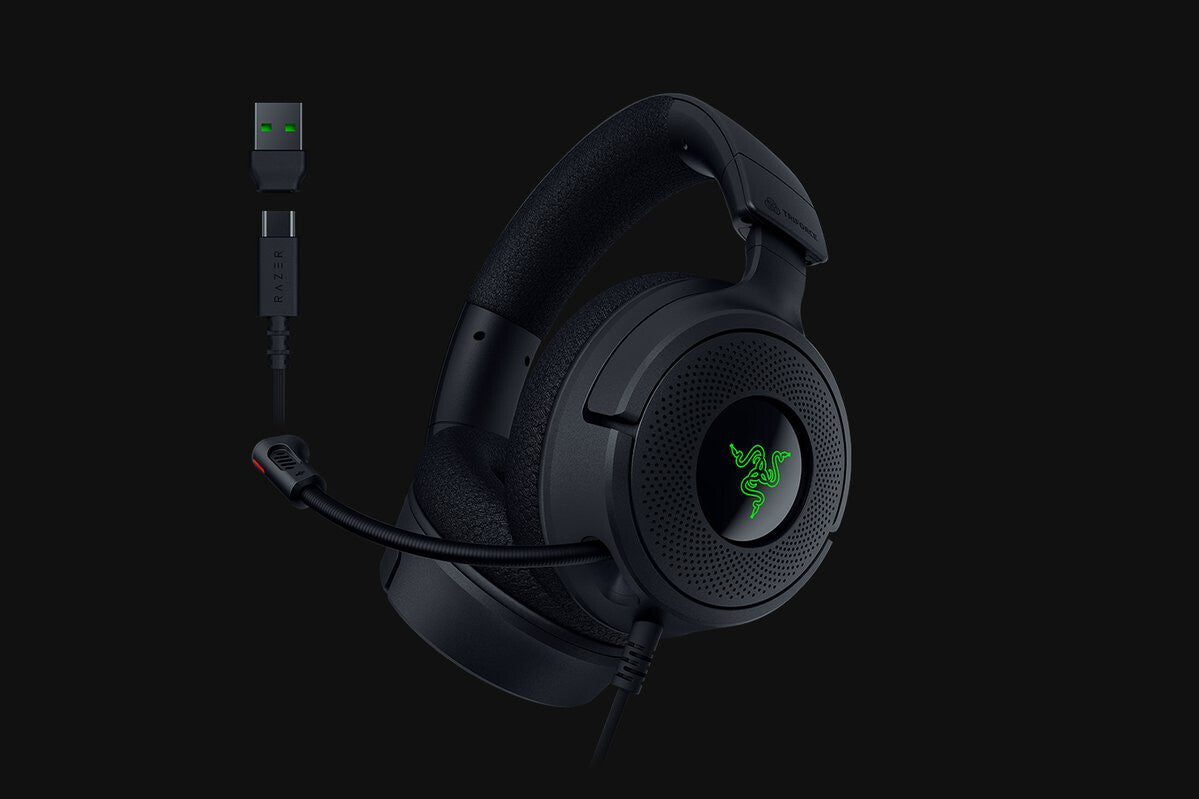 Razer Kraken V4 X Headset Wired Head-band Gaming USB Type-C / USB Type-A Black
