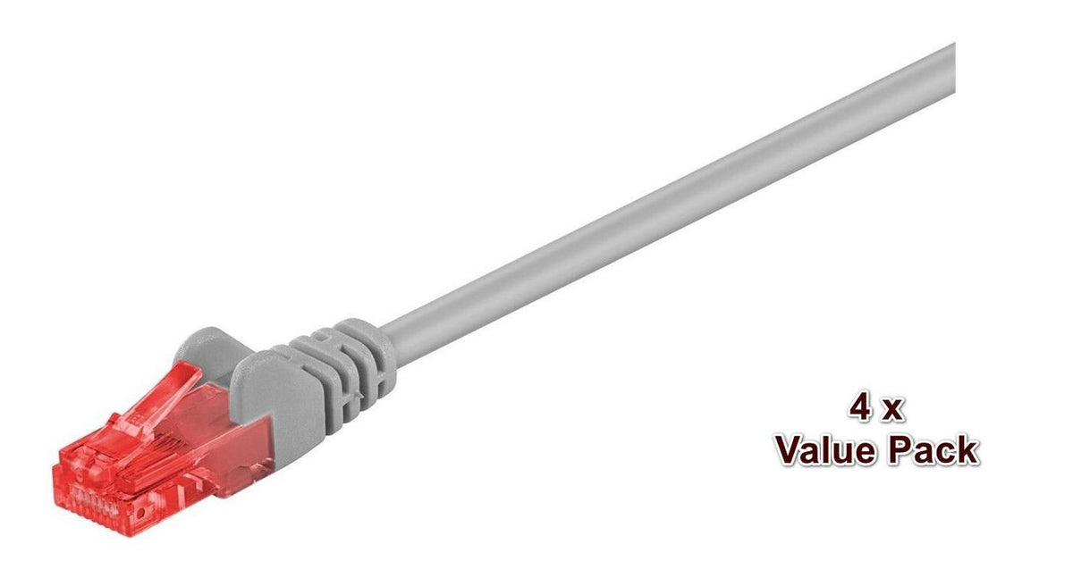 Microconnect V-UTP620VP networking cable Grey 20 m Cat6 U/UTP (UTP) Round