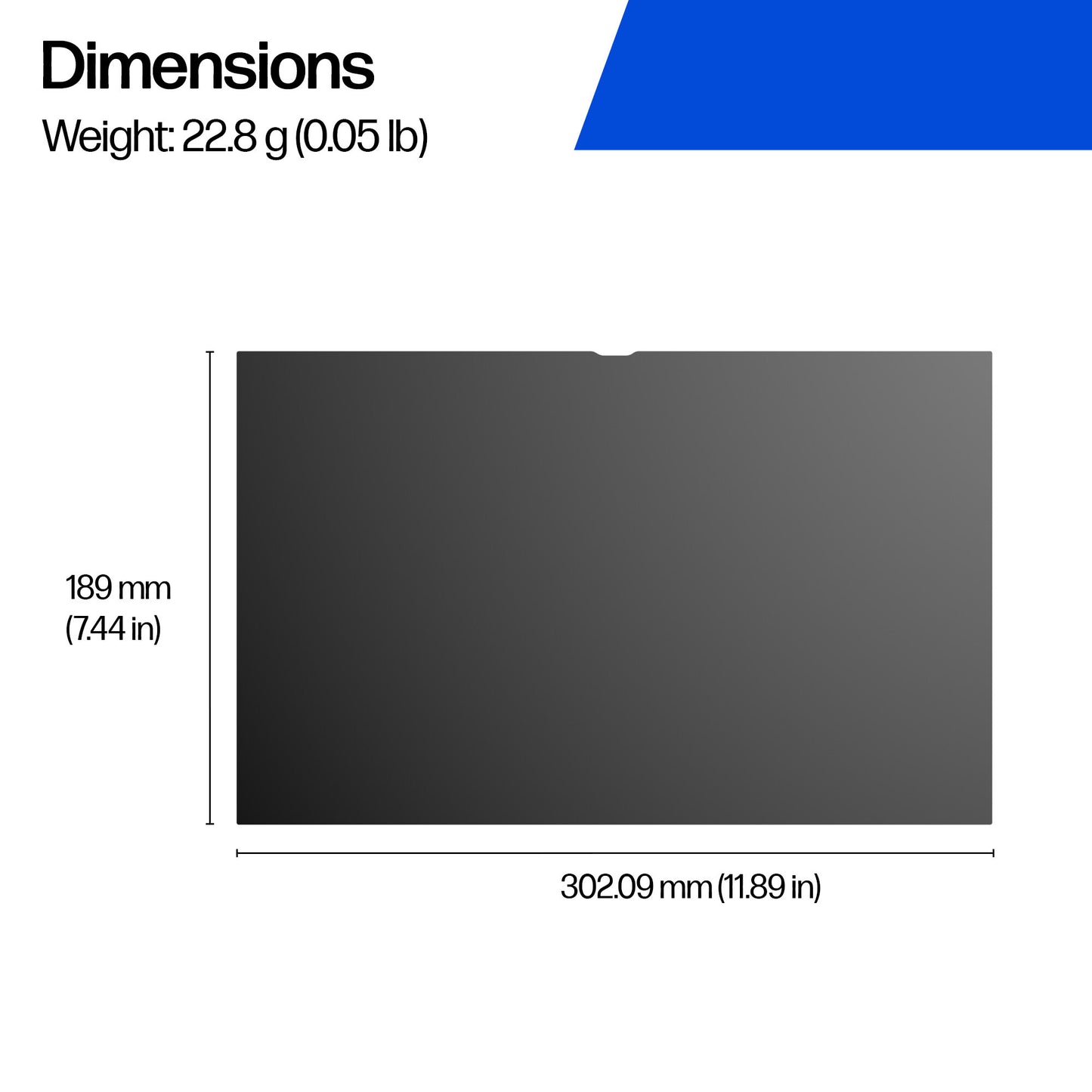 HP 14-inch Widescreen Laptop Privacy Filter