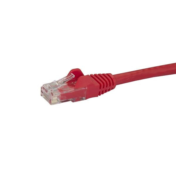 StarTech.com 7m CAT6 Ethernet Cable - Red CAT 6 Gigabit Ethernet Wire -250MHz 100W PoE RJ45 UTP Network/Patch Cord Snagless w/Strain Relief Individually Tested