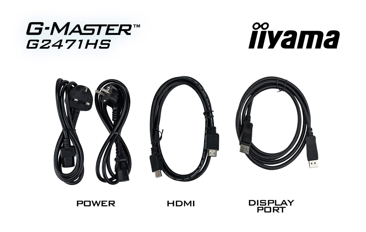 iiyama G-MASTER G2471HS-B1 computer monitor 60.5 cm (23.8") 1920 x 1080 pixels Full HD Black