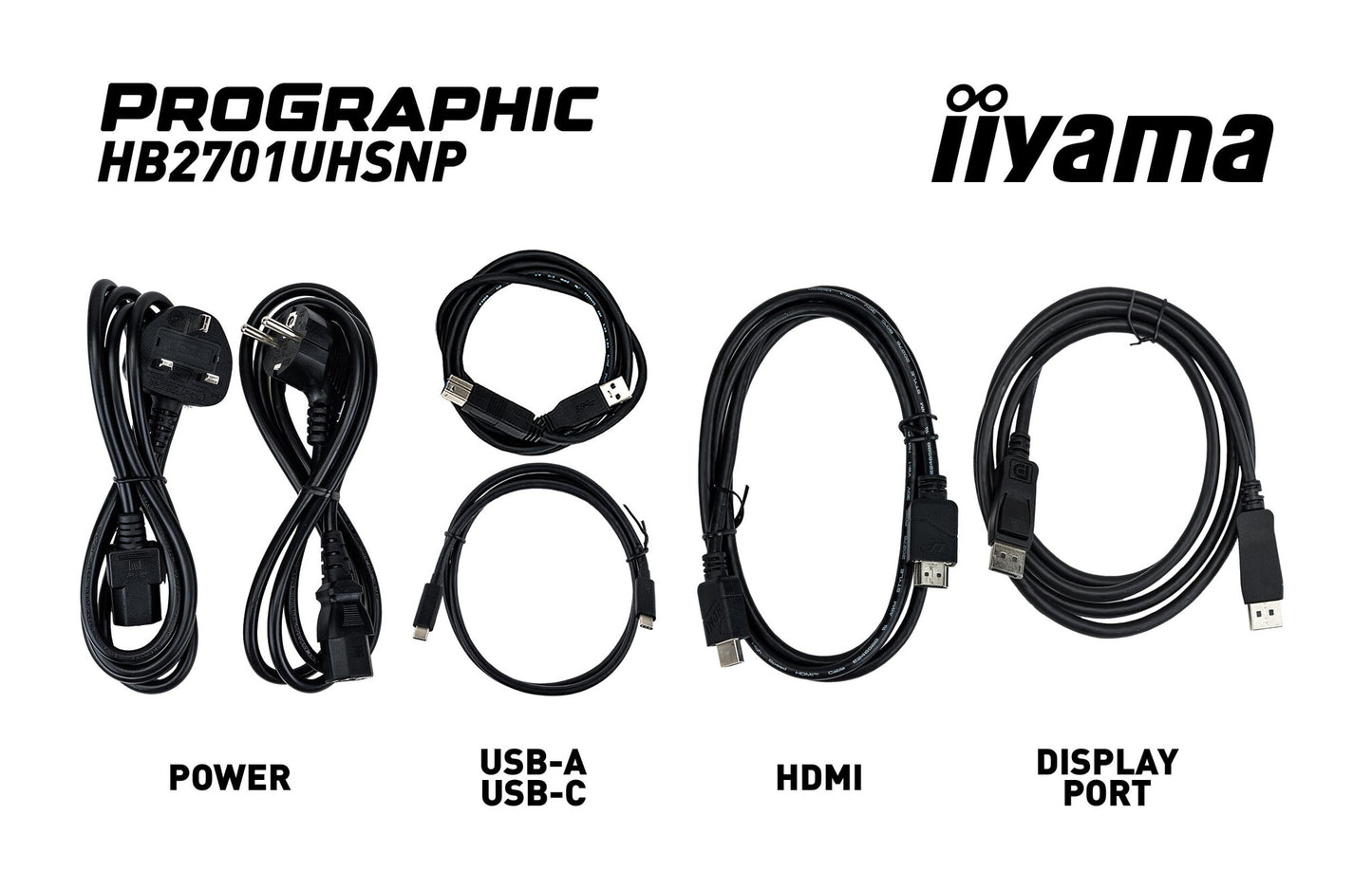 iiyama PROGRAPHIC HB2701UHSNP-B1 computer monitor 68.6 cm (27") 3840 x 2160 pixels 4K Ultra HD LCD Black