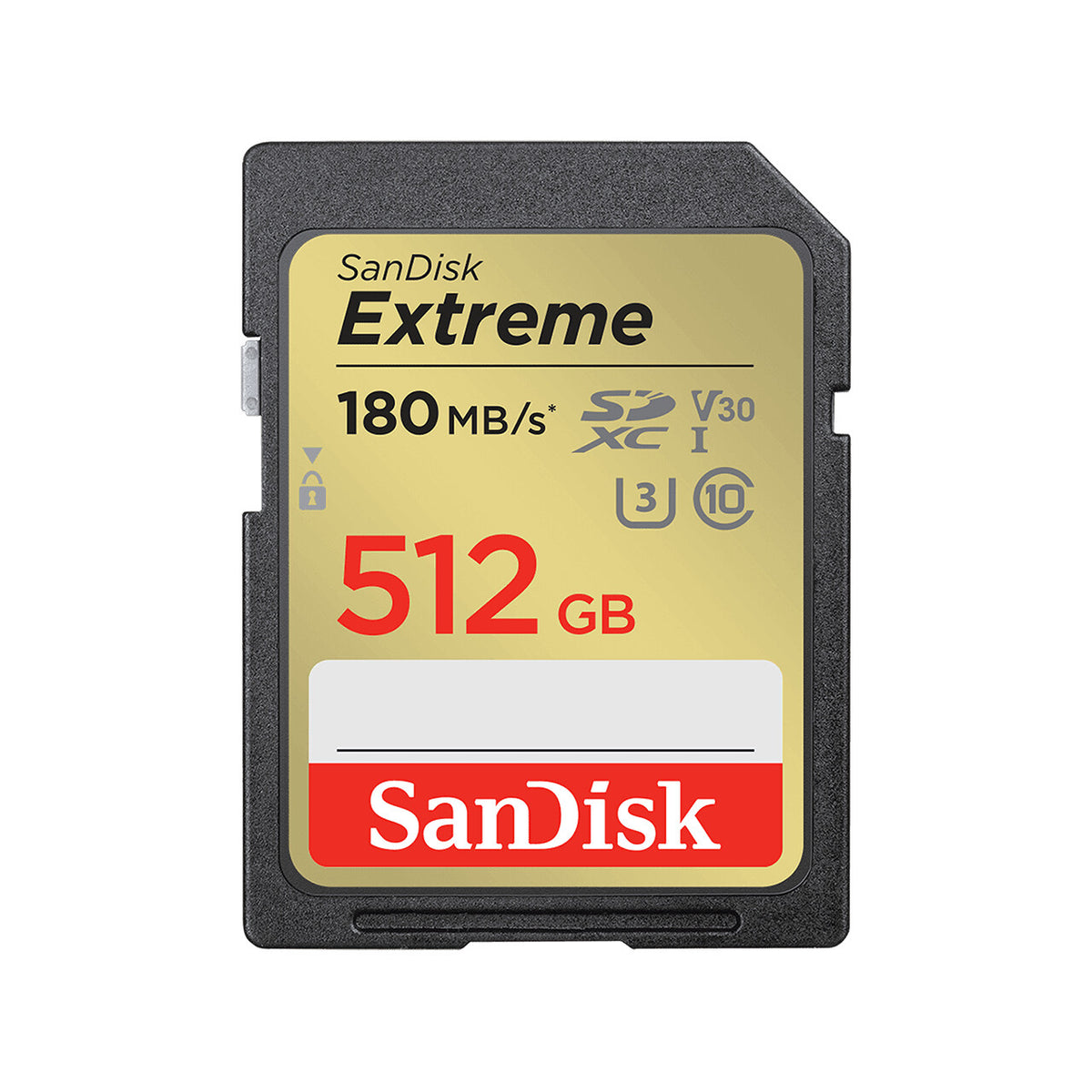 SanDisk Extreme 512GB SDXC UHS-I Class 10 memory card