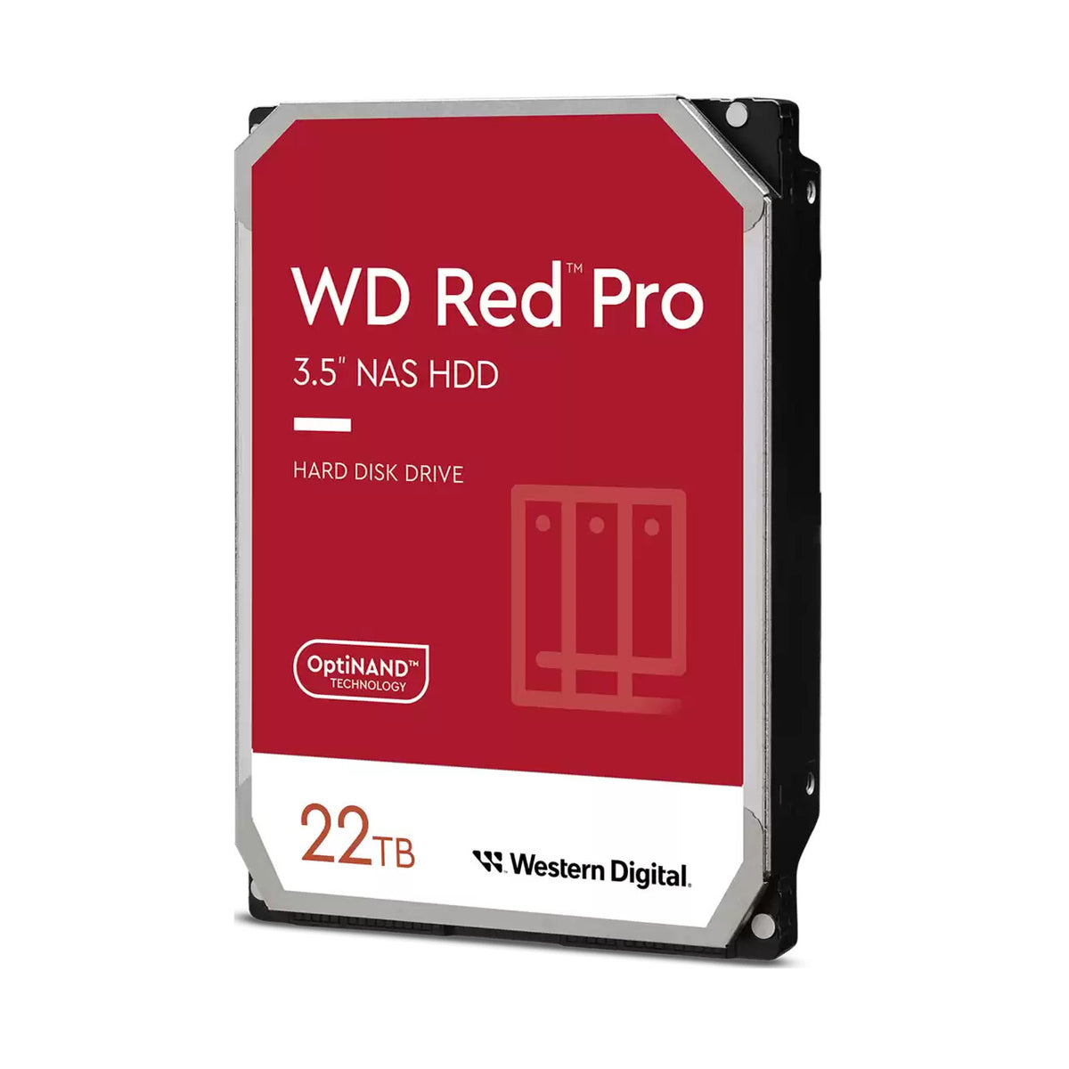 Western Digital Red Pro internal hard drive, 22TB, 7200 RPM, 3.5-inch, Serial ATA III