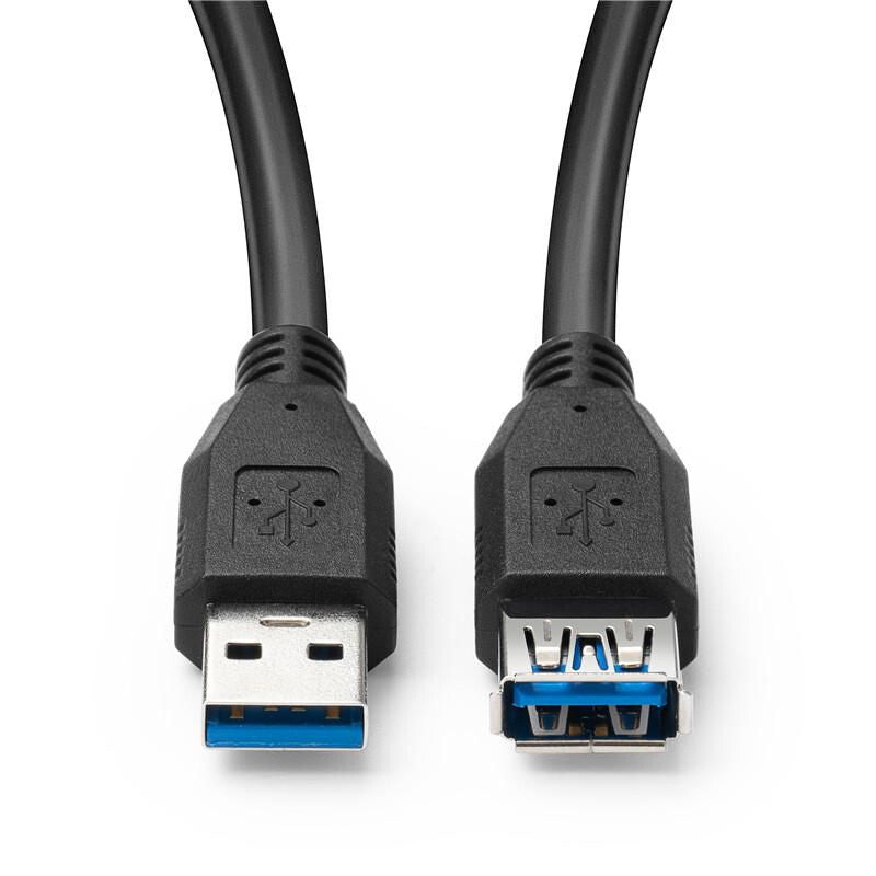 Microconnect USB3.0AAF5B USB cable USB 3.2 Gen 1 (3.1 Gen 1) 5 m USB A Black