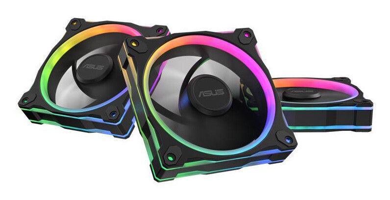 ASUS Prime MR120 Fan ARGB Black 3in1 Computer case 12 cm