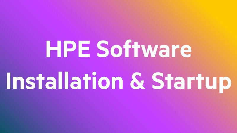 HPE Startup VMware Virtual Infrastructure Enterprise Service