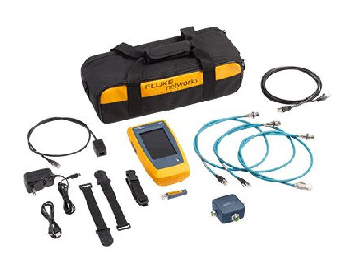 Fluke LIQ-100-IE network cable tester Twisted pair cable tester Yellow, Grey