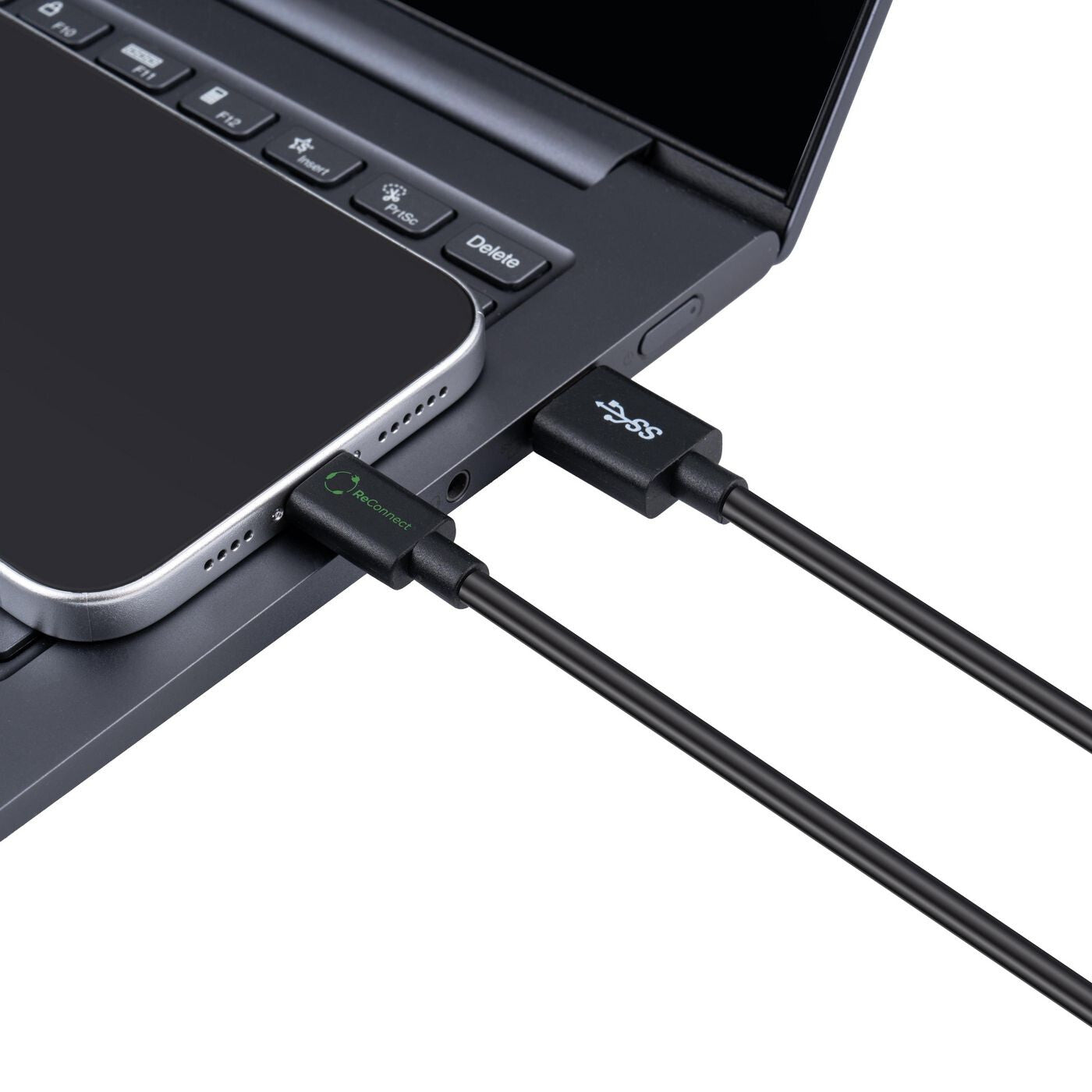 Microconnect ECO-USB3.2CA0.25 USB cable USB 3.2 Gen 2 (3.1 Gen 2) 0.25 m USB A USB C Black