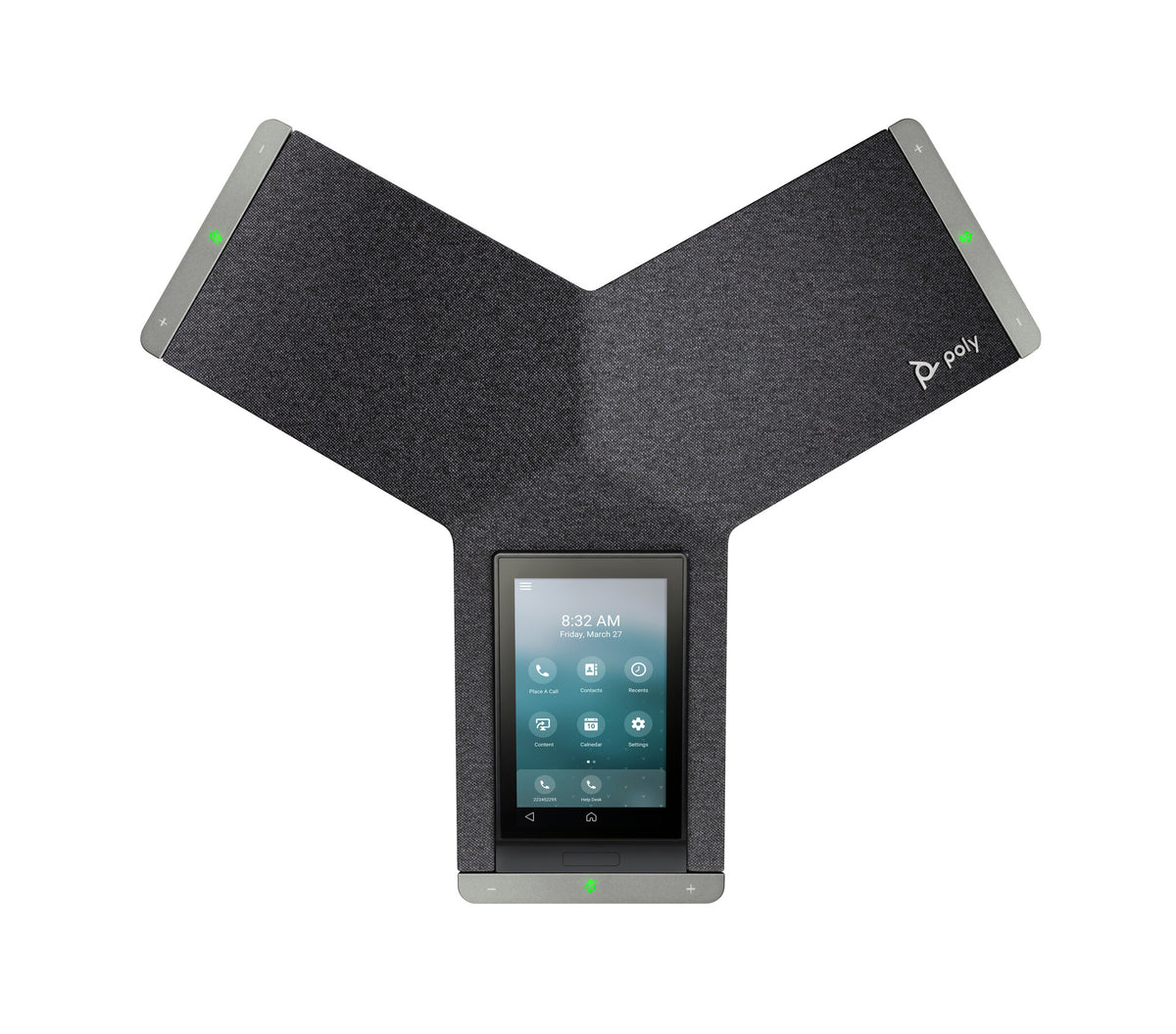 HP Poly Trio C60 IP Conference Phone and PoE-enabled No Radio
