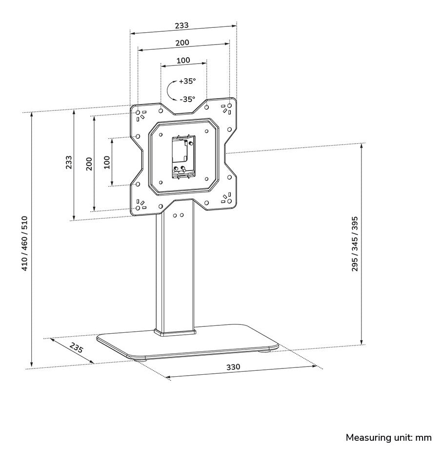Neomounts TV desk stand