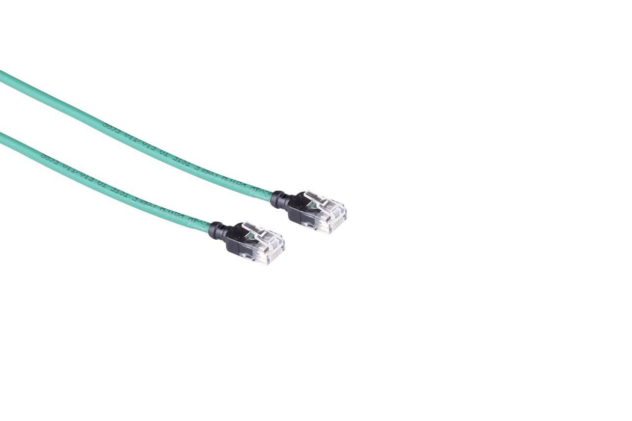 Mercodan 371926075 networking cable Green 7.5 m Cat6a U/UTP (UTP)