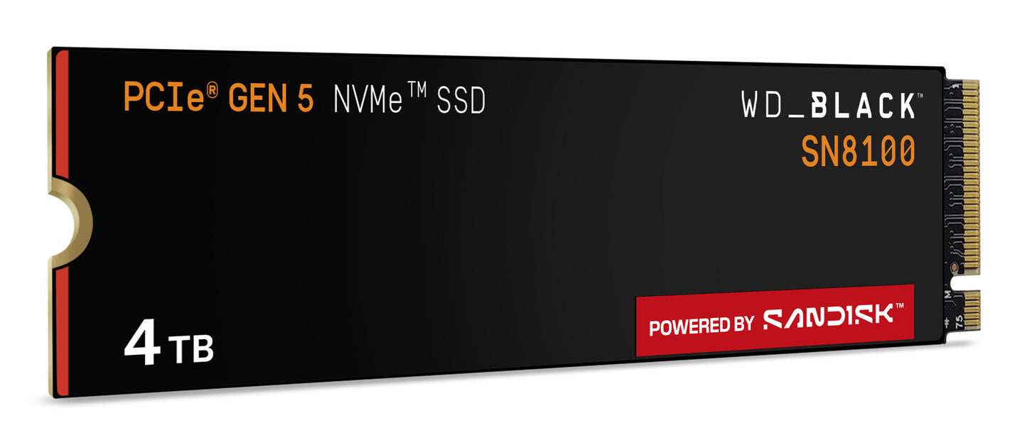 Western Digital Black WD_BLACK™ SN8100 NVMe™ SSD POWERED BY SANDISK 4 TB