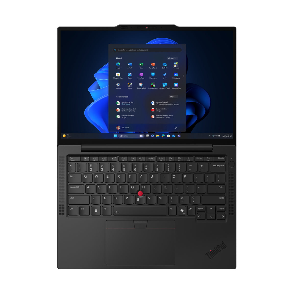 Lenovo ThinkPad X13 Gen 6 (Intel) Intel Core Ultra 5 225U Laptop 33.8 cm (13.3") WUXGA 16 GB 512 GB SSD Wi-Fi 6E (802.11ax) Windows 11 Pro English Black