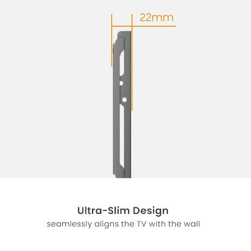 Vivolink WALL-SMALL monitor mount / stand 124.5 cm (49") Black