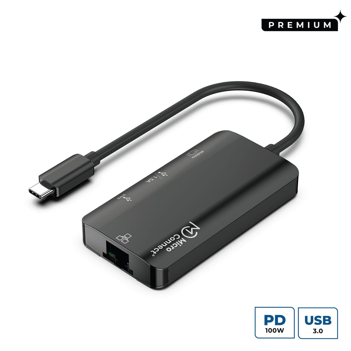 Microconnect USB3.1CCOM16 laptop dock/port replicator Wired USB 3.2 Gen 1 (3.1 Gen 1) Type-C Grey