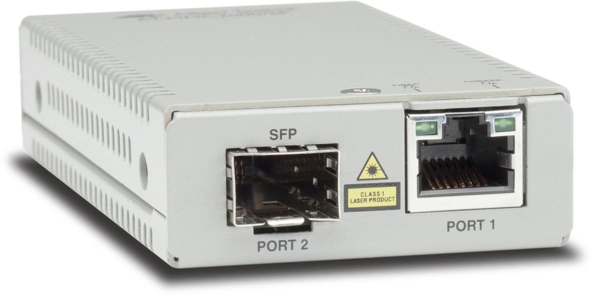 Allied Telesis AT-MMC2000/SP-960 media converter, 1000 Mbit/s, 850 nm, Multi-mode, silver