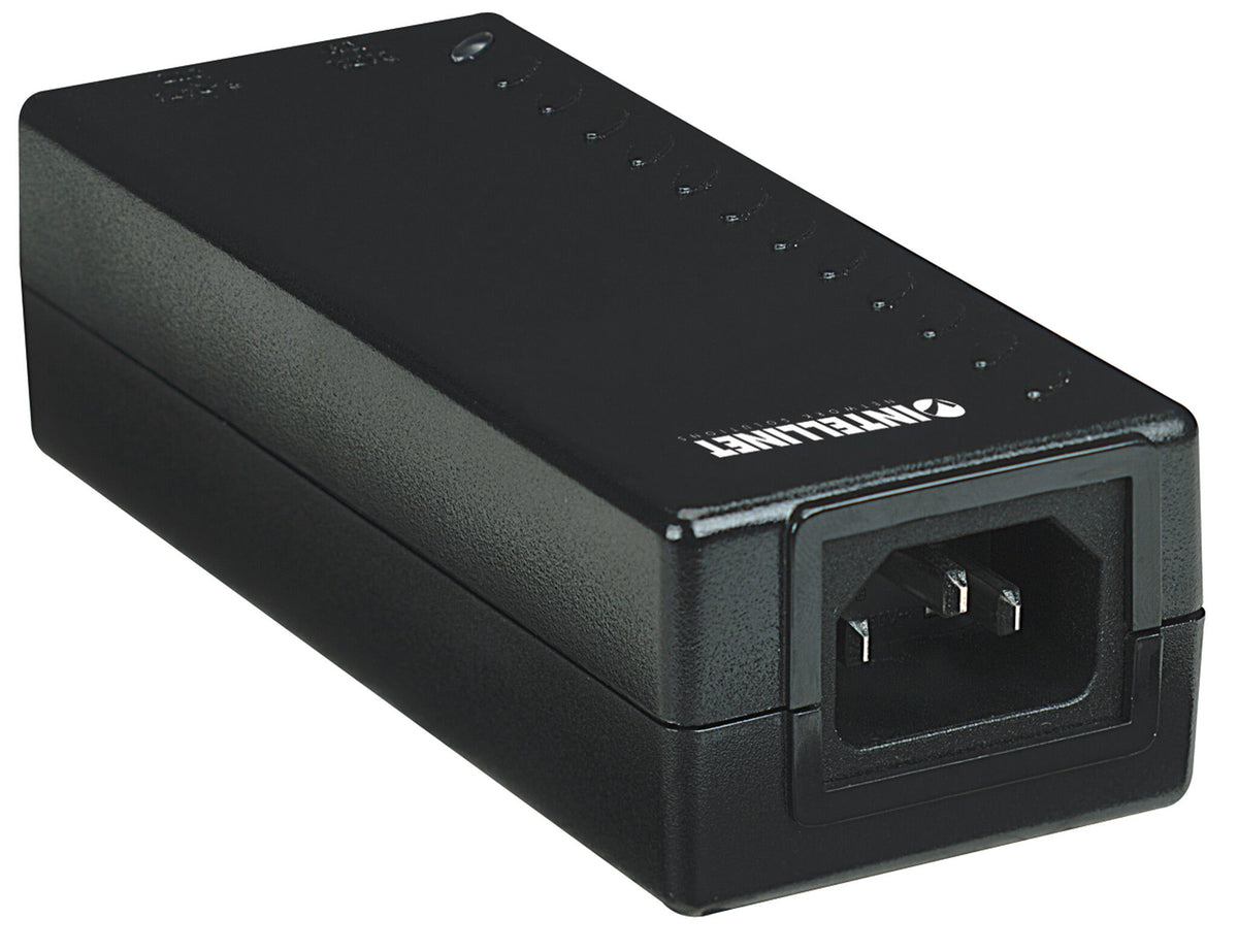 Intellinet Power over Ethernet (PoE) Injector, 1 Port, 48 V DC, IEEE 802.3af Compliant (UK Power Cord)