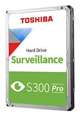 Toshiba S300 Pro Surveillance internal hard drive, 8TB, 7200 RPM, 3.5-inch, Serial ATA III