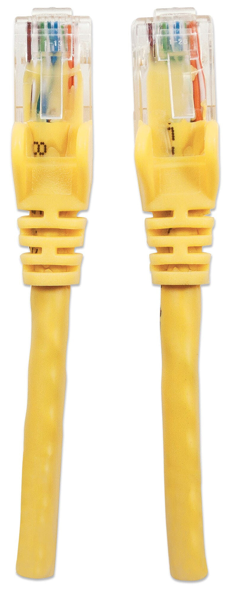 Intellinet Network Patch Cable, Cat6, 20m, Yellow, CCA, U/UTP, PVC, RJ45, Gold Plated Contacts, Snagless, Booted, Lifetime Warranty