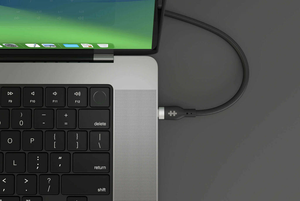 HYPER HyperJuice 240W Silicone USB-C to USB-C Cable (6ft/2m) - Black