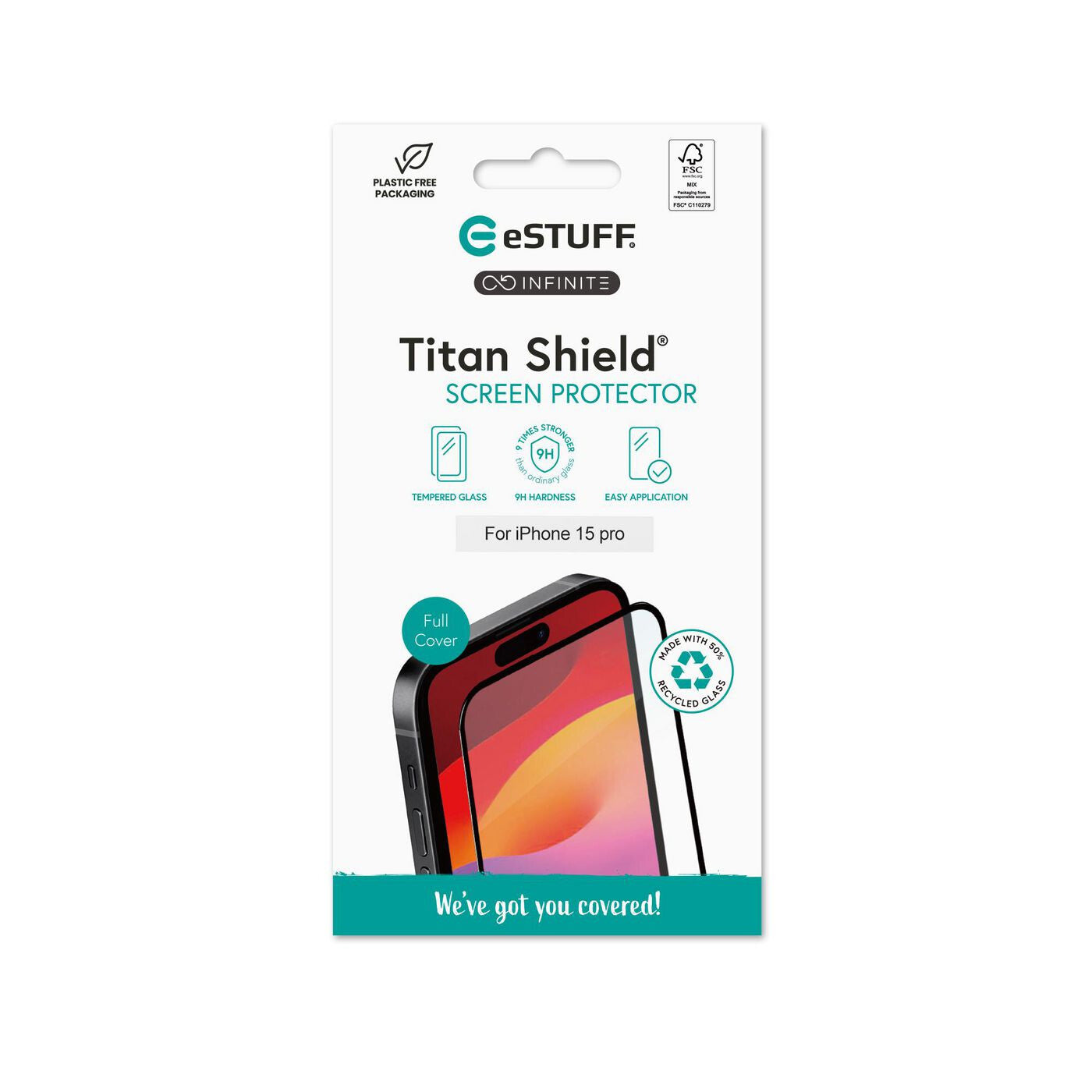 eSTUFF ES501406 mobile phone screen/back protector Apple 1 pc(s)