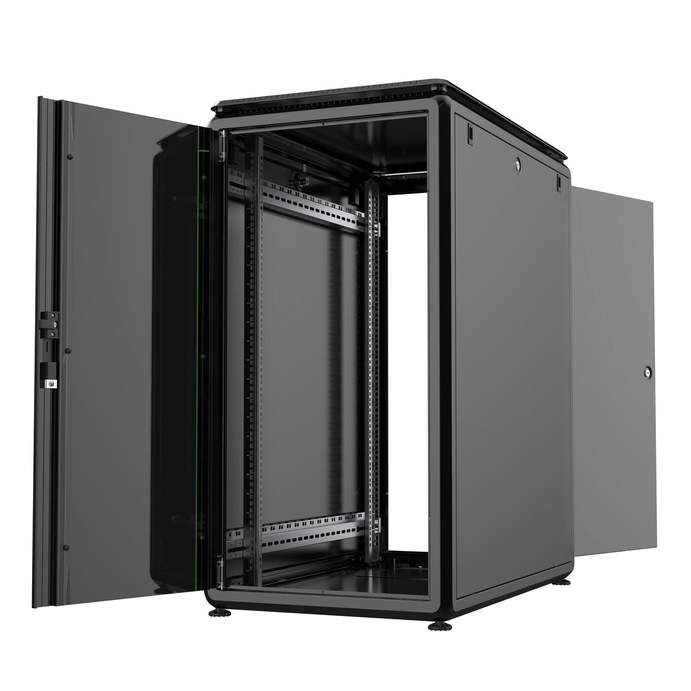 Lanview RDL22U61BL rack cabinet 22U Freestanding rack Black