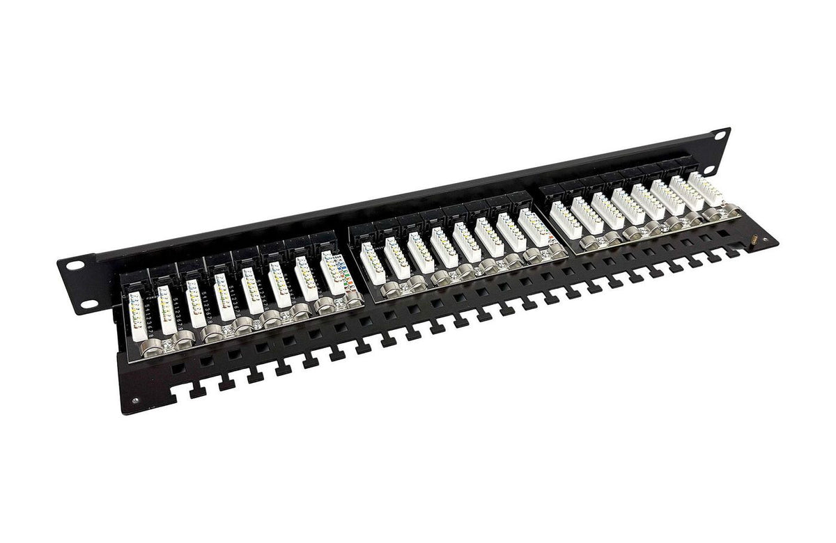 Lanview LVR-CAT6A-UTP-LSA computer case Black