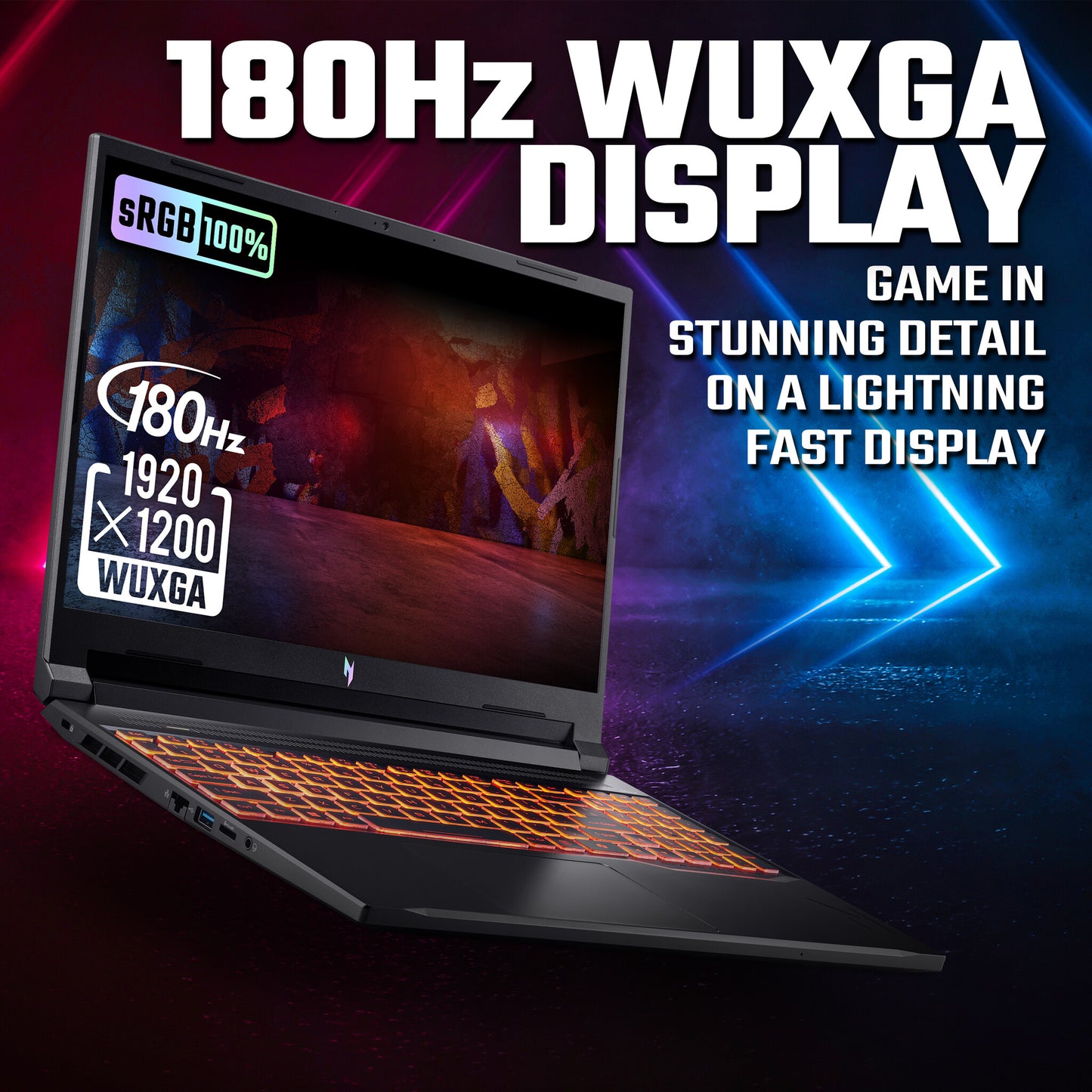 Acer Nitro V 16 AI V16 AI (ANV16-42) gaming laptop - AMD Ryzen 7 260, NVIDIA RTX 5050, 16" 180Hz WUXGA (1920x1200), 16GB DDR5, 512GB SSD
