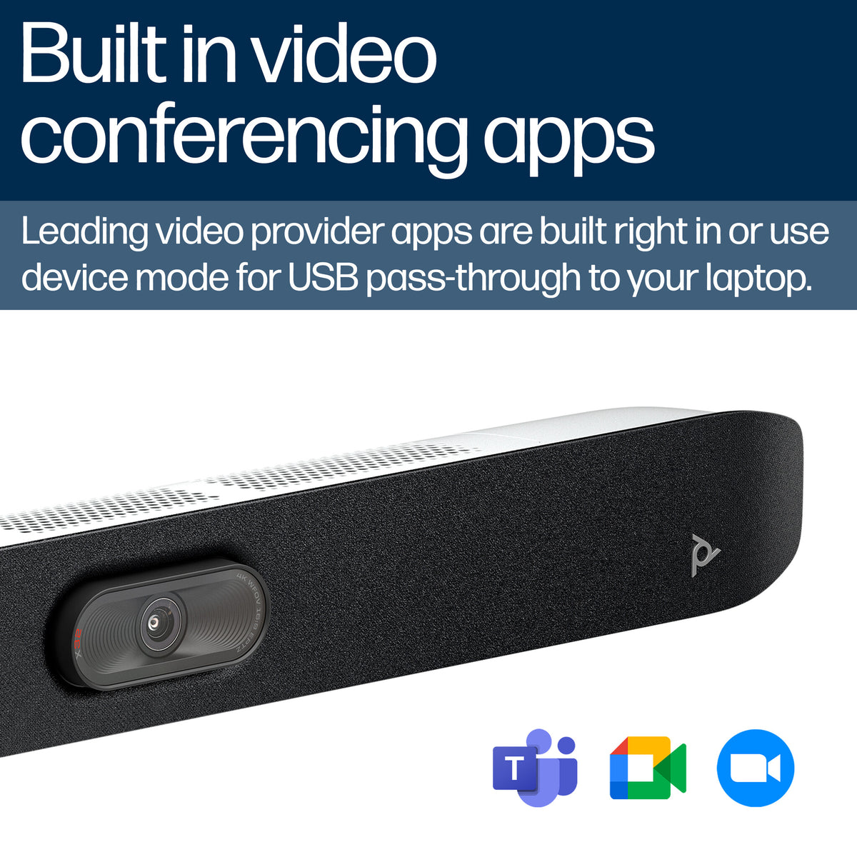 HP Poly Studio X32 All-In-One Video Bar No Power Supply