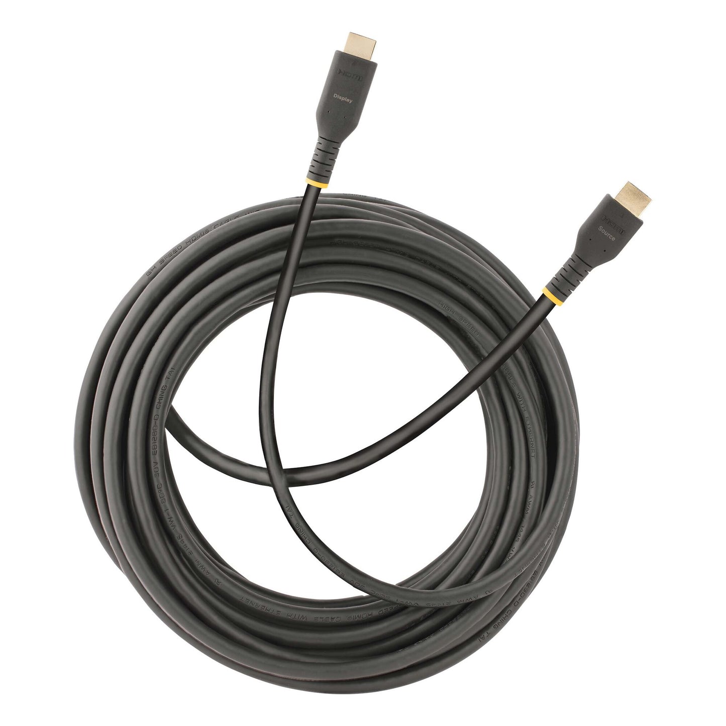 StarTech.com 30ft (10m) Active HDMI Cable w/ Ethernet - HDMI 2.0 4K 60Hz UHD - Rugged HDMI Cord w/ Aramid Fiber - Durable High Speed HDMI Cable - Heavy-Duty HDMI 2.0 Cable