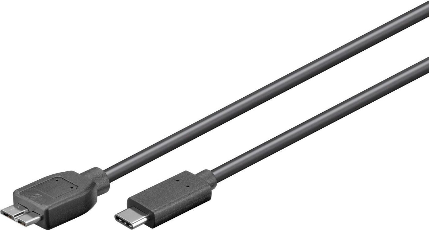 Microconnect USB3.1CAMIB3.06 USB cable USB 3.2 Gen 2 (3.1 Gen 2) 0.6 m USB C Micro-USB B Black