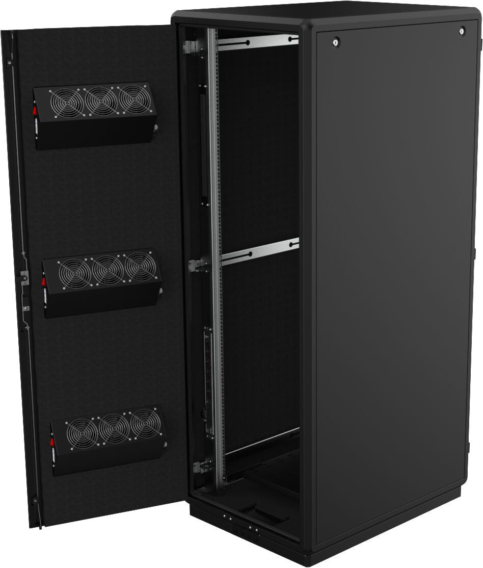 Lanview RDLAK26U758BL rack cabinet 26U Freestanding rack Black