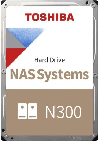Toshiba N300 NAS Hard Drive, 16TB, 7200 RPM, 3.5-inch, Serial ATA III