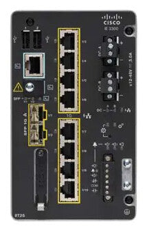 Cisco Catalyst IE-3300-8T2S-A network switch Managed L2 Gigabit Ethernet (10/100/1000) Black