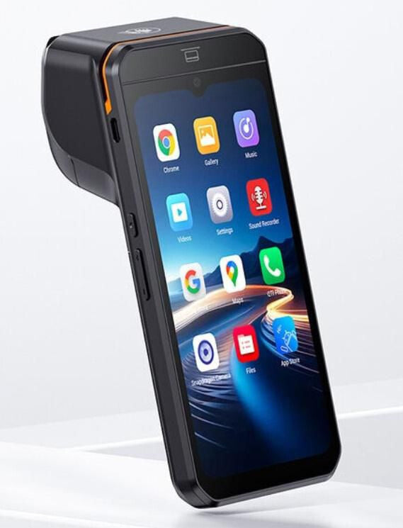 Capture Mako 6.5 Mobile POS Terminal / UIS7861 Octa-core processor / 4GB RAM / 64GB ROM / Android 14 16.5 cm (6.5") 720 x 1600 pixels Black