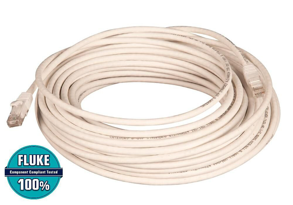 Lanview LVN147145 networking cable White 20 m Cat6 U/UTP (UTP)