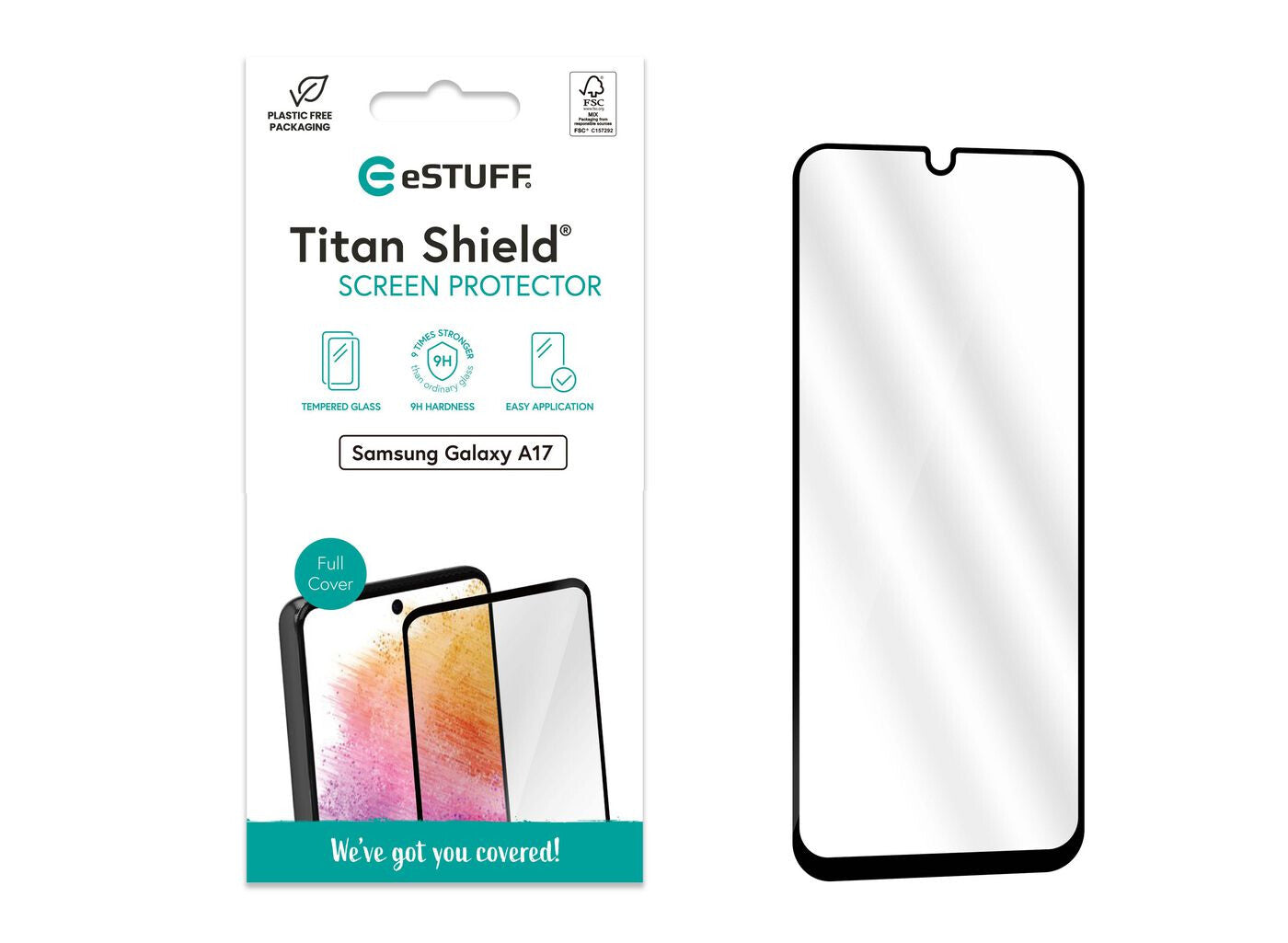 eSTUFF ES504123 mobile phone screen/back protector Samsung 1 pc(s)