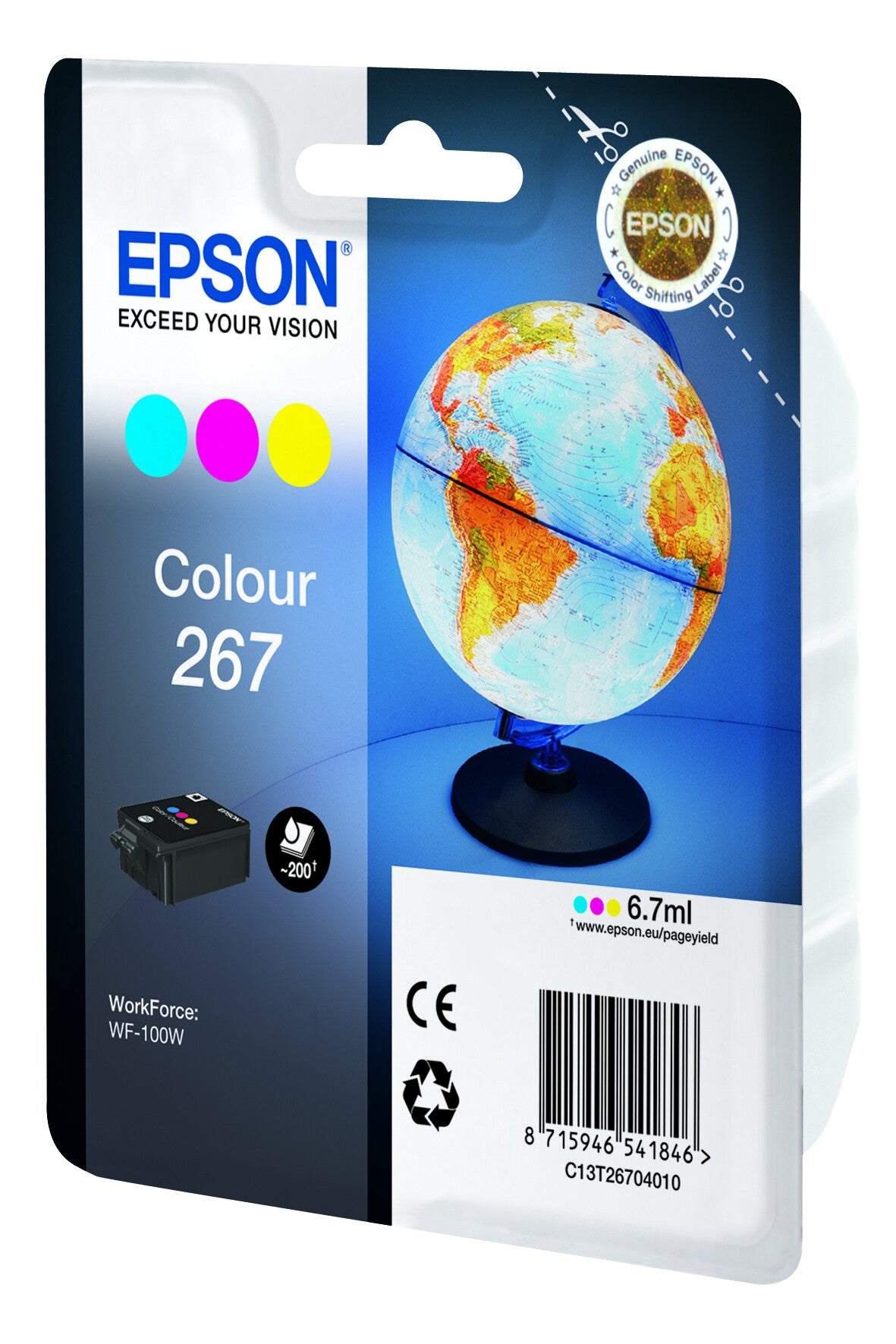 Epson Globe 267 Single Colour Ink