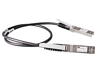 HPE FlexNetwork X240 10G SFP+ to SFP+ 0.65m Direct Attach Copper InfiniBand/fibre optic cable SFP+ Black