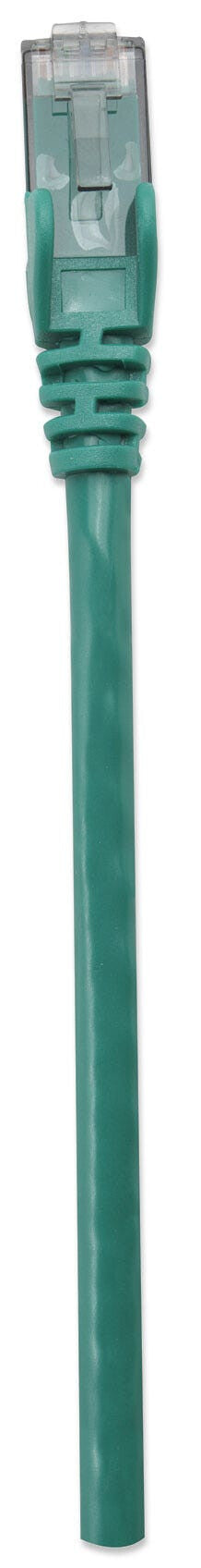 Intellinet Network Patch Cable, Cat6, 10m, Green, CCA, U/UTP, PVC, RJ45, Gold Plated Contacts, Snagless, Booted, Lifetime Warranty