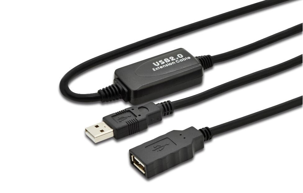 Microconnect USB2.0AAF05A USB cable USB 2.0 5 m USB A Black